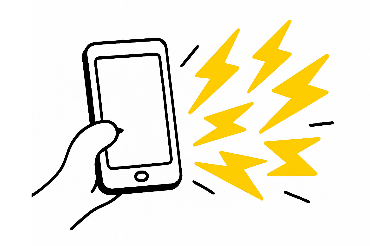 Lightning payments being blasted out from a mobile device using Ark